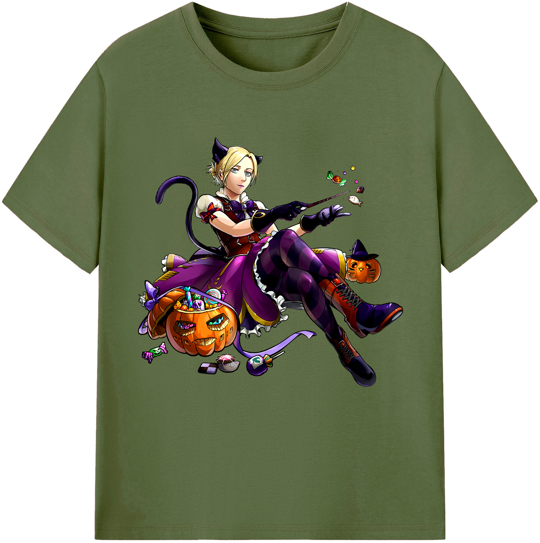 （画像用） 進撃の巨人 アニ・レオンハート Attack on Titan Annie Leonhart 綿100％半袖Tシャツ（フロントプリント）